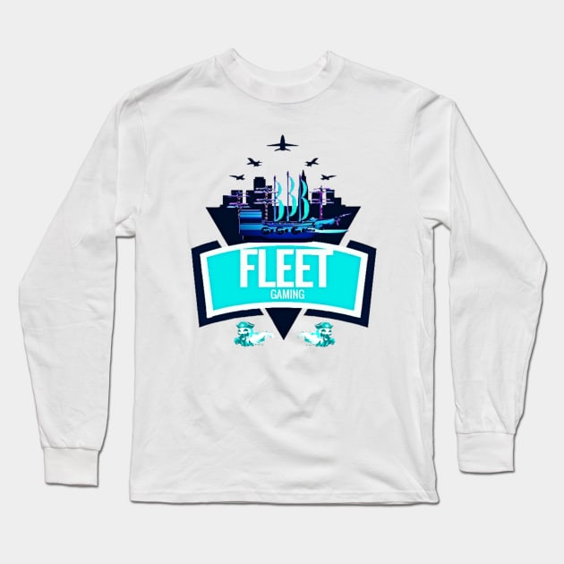 Fleet gaming Ruby heart logo Long Sleeve T-Shirt by FleetGaming